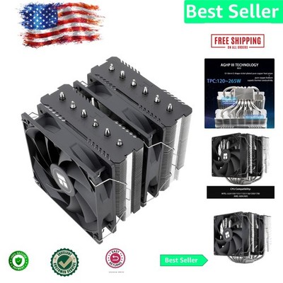 Low-Noise Peerless Assassin 120 SE CPU Cooler with 6 Heat Pipes & Dual Fans