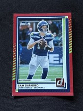 2025 Panini Donruss Sam Darnold #278 Press Proof Red SP