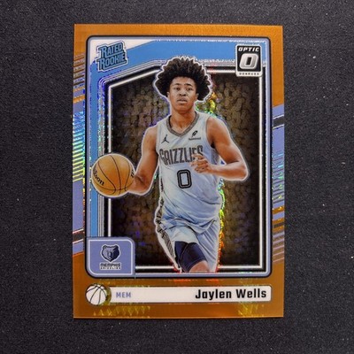 2024-25 Panini Optic - Jalen Wells 58/299 Rated RC Orange Pulsar Grizzlies  