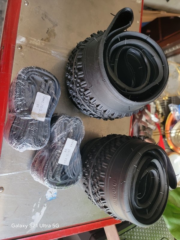 26" Bike Tires 26x2.125/57-559 and 26" Heavy Duty Bike Tubes