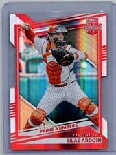 2022 Panini Elite Extra Edition #107 Silas Ardoin Prime Numbers C Die Cut #/213