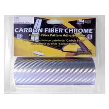 Trimbrite T1851 Carbon Fiber 5-7/8" x 6' Chrome Protective Film Roll