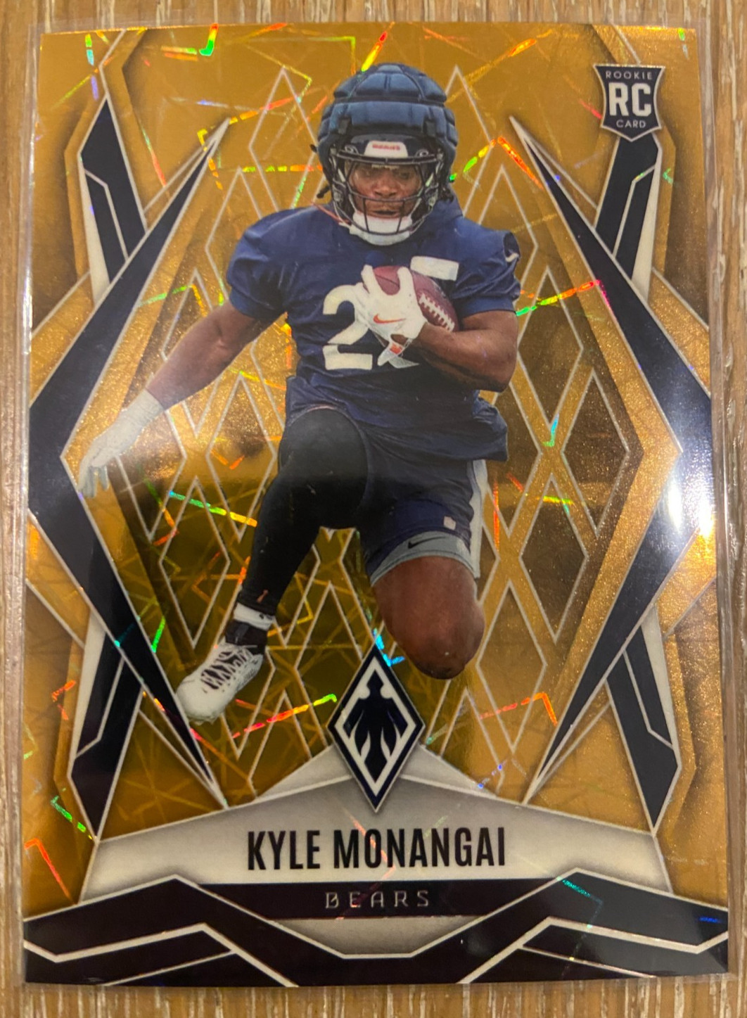 Kyle Monangai 2025 Phoenix #249 Gold Lazer 01/10 Rookie MINT 1st of the Print