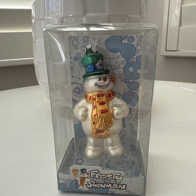 Vtg Frosty The Snowman Ornament The Brass Key Original Box