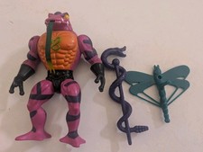 Vtg 1980s TUNG LASHOR HE-MAN Motu Masters Of The Universe Action Figure Complete