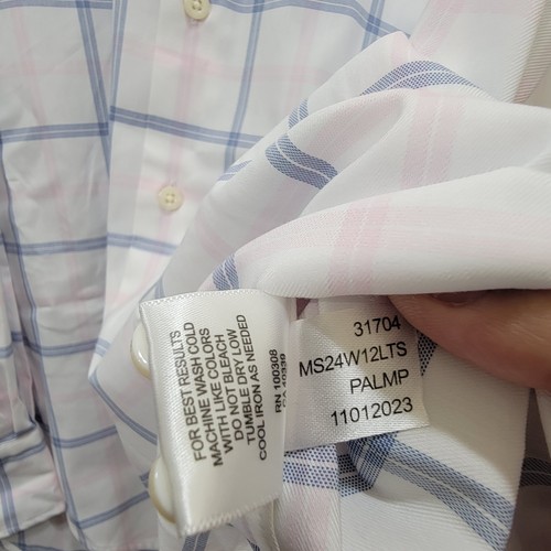 NWT Peter Millar Crown Lite Long Sleeve Button Shirt Mens Size XLARGE MS24W12LTS - Picture 10 of 15