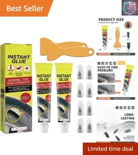 All-in-One Tire Repair Kit: Strong Adhesion Glue and Convenient Screw Plugs