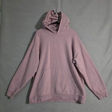 Lululemon Womens Heathered Pink Taupe All Yours Fleece Hoodie W3DVBS Size 16