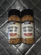 Weber Southern Comfort Whiskey Flavored BBQ Seasoning, 3.5 Oz Lot Of 2
