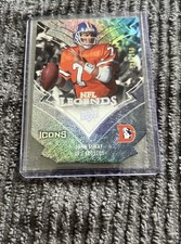 2008 Upper Deck Icons - Nfl Legends John Elway #LEG17 Silver Die-Cut /150