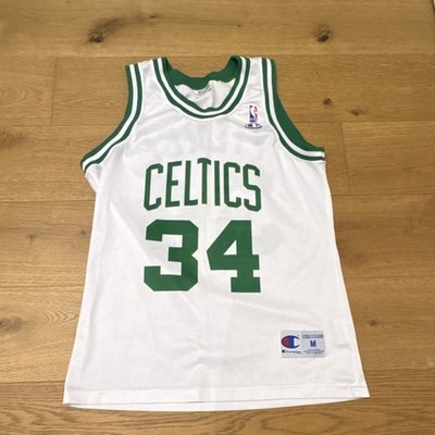 Champion Boston Celtics Pierce Nr. 34 Basketball-Trikot M weiß grün ärmellos