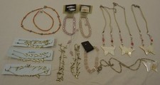 Beaded Necklaces Anklets Qty 14 Base Metal