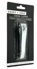 TOENAIL CLIPPER Sassy  Chic LARGE HANDLED STAINLESS STEEL NICE BRAND NEW SEALED