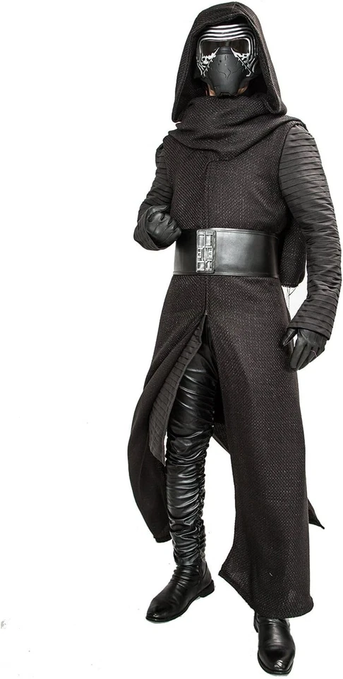 Disfraz inspirado en Kylo Ren: Conjunto completo XX-Grande con bufanda y cinturón ajustable Foto 3 de 4