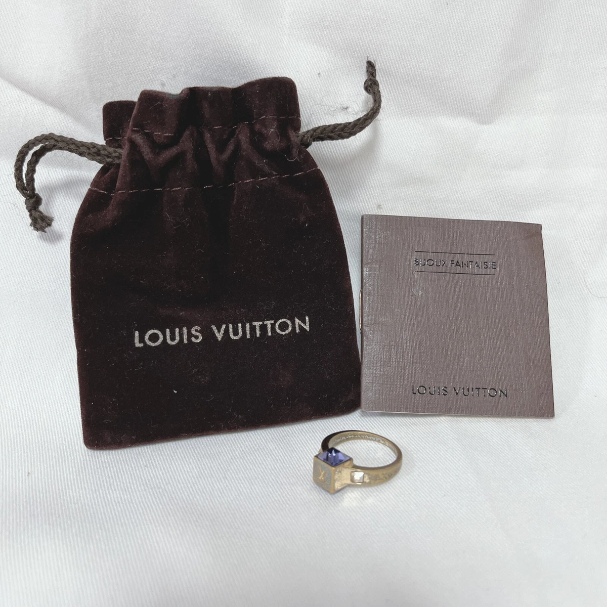 Louis vuitton 2024 blue ring
