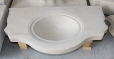 Lavello di VERO marmo Botticino levigato misure grandi 108x59x20 cm una vasca.