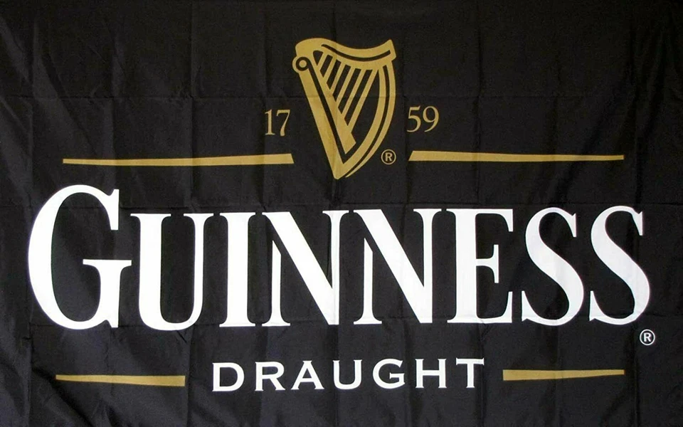 Guinness Draught Beer 150 cm Fahne Flagge Bier Banner
