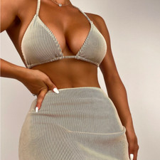 Women's Bikini Swimsuit Summer Beach Swimwear Swimsuit Split Swimsuit