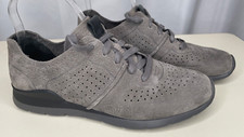 UGG Treadlite Gray Suede Lace Sneakers Shoes Women  s Size 9 Style 1016674 EUC
