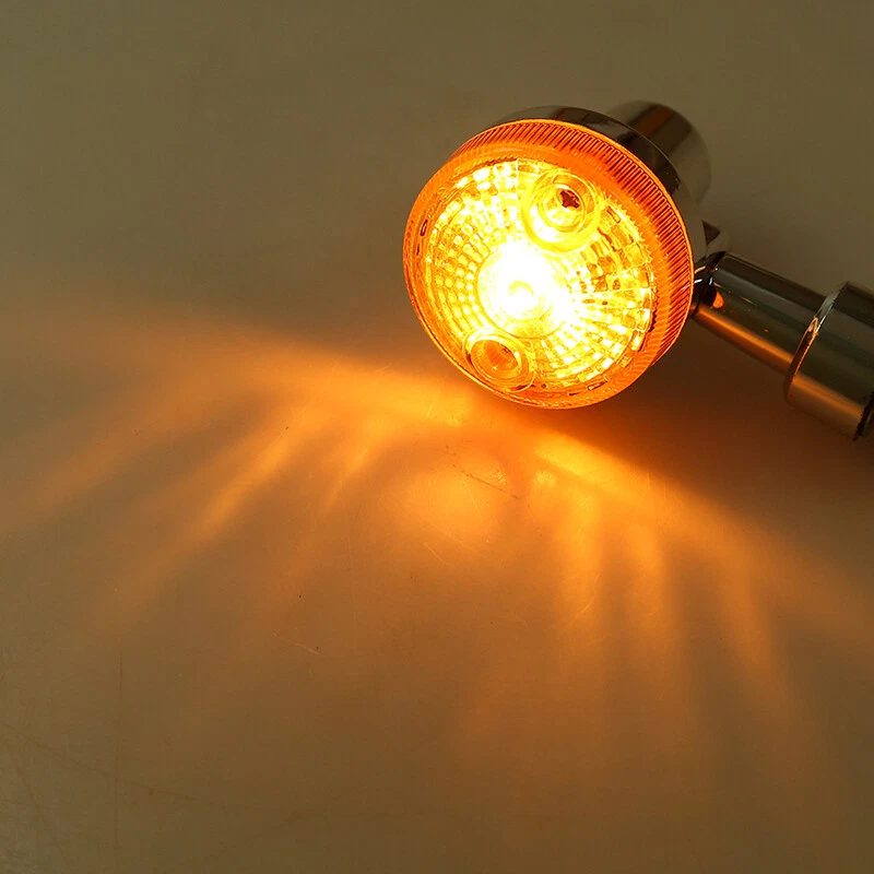 Желтый указатель поворота мотоцикла для скутера Honda Suzuki GN125 GSXR - Изображение 3 из 4