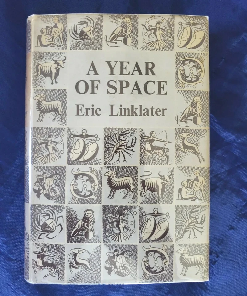 A Year of Space, Autobiography by Eric Linklater 1954 Vintage British BCE Mylar Foto 2 de 4