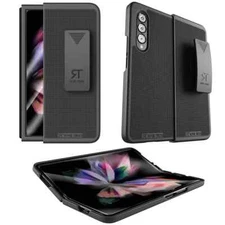Rome Tech Case For Samsung Galaxy Z Fold 3 Shell Holster Combo Cover Belt Clip