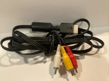 Genuine OEM Original Sony PlayStation PS1 PS2 AV Audio Video Cable RCA Component