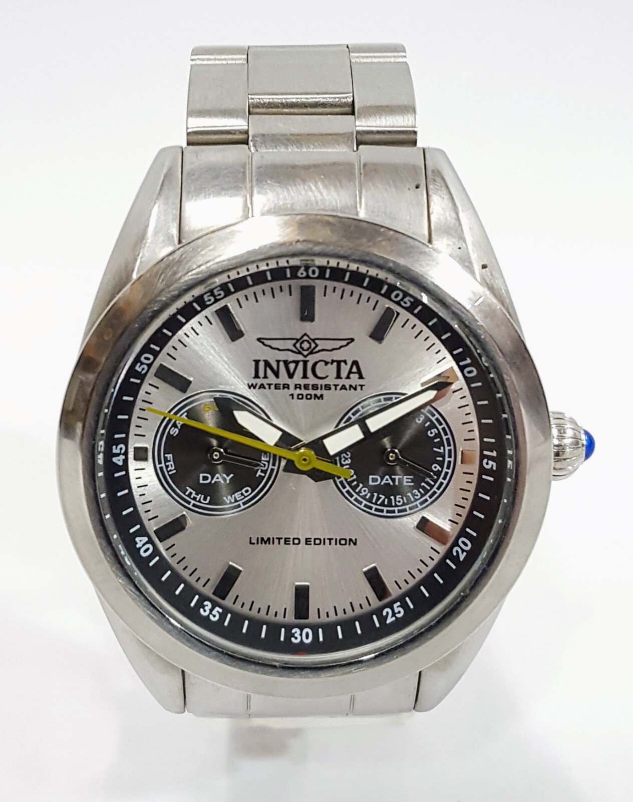 Invicta Speedway Multi-Function Silver Dial Stain… - image 2