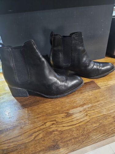 Rag&Bone Walker Chelsea Black Boot Size Uk 6 Vgc - Foto 6 di 12