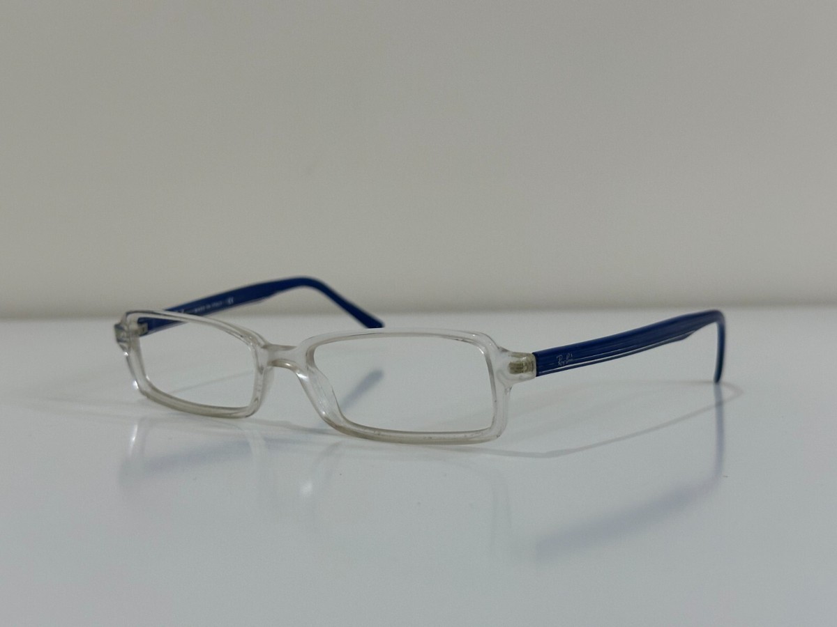 小物 Ray-Ban  Ray Ban RB 5044 2135 Square Blue Clear Eyeglasses Frame Only 50-16