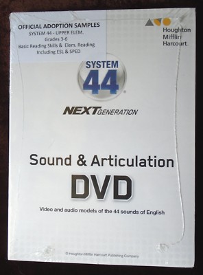 System 44 Next Generation Secondary Sound & Articulation DVD 9780545501392