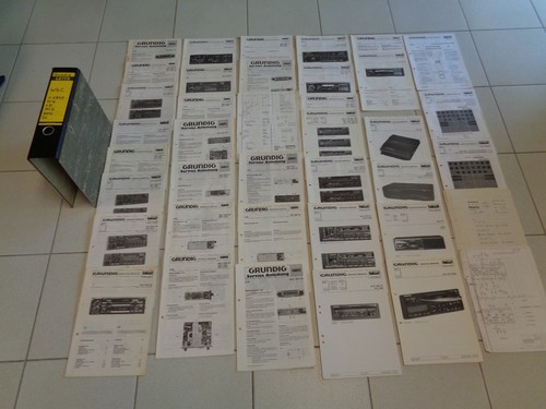 Original Service Unterlagen Grundig Serie WKC Autoradios
