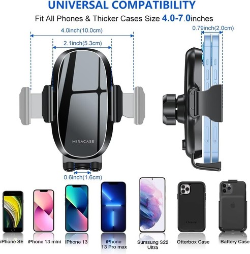 360° Car Phone Holder Windscreen Dashboard Suction Mount Stand For Universal - Picture 4 of 16