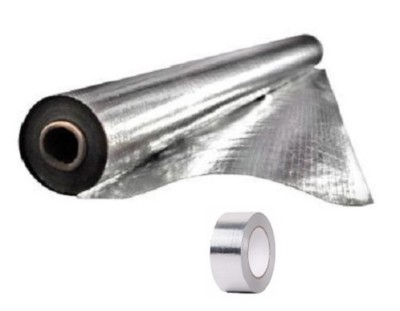 EcoFoil Perforated Radiant Barrier 4' x 250' (1000 Sq. Ft.), Radiant Barrier Ins EcoFoil Perforated Radiant Barrier 4' x 250' (1000 Sq. Ft.), Radiant Barrier Ins