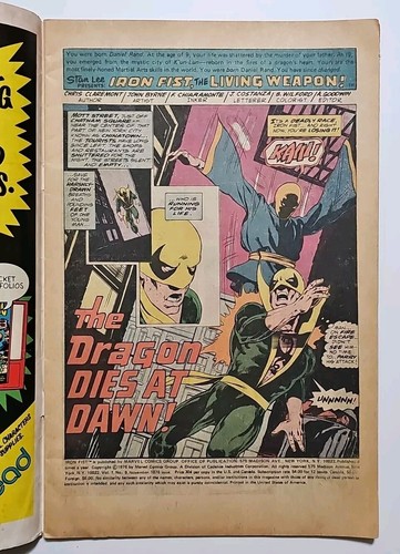 Iron Fist #9 John Byrne Interior Art Dave Cockrum Cover Spider-Man/Twinkies Ad - Picture 2 of 9