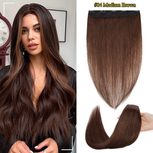 Russian One Piece Clip In 100% Real Remy Human Hair Extensions 3/4 Full Head - Picture 22 of 41