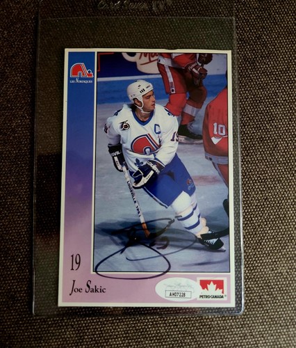 Joe Sakic #19 JSA/ Authentic Autograph 1991-92 Petro-Canada - Picture 2 of 6