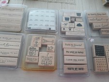 Stampin' Up Lot Of 8 Sets New And Lightly Used