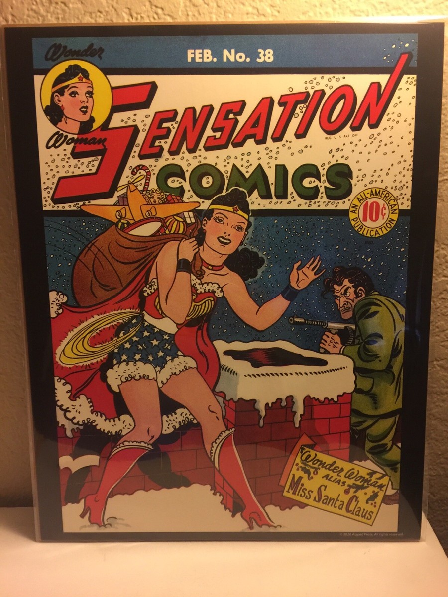 Sensation Comics #38 Wonder Woman RACKETEERS KIDNAP MISS