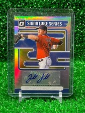 2021 Panini Donruss Optic Signature Series Jordan Luplow #SS-JL Auto Prizm
