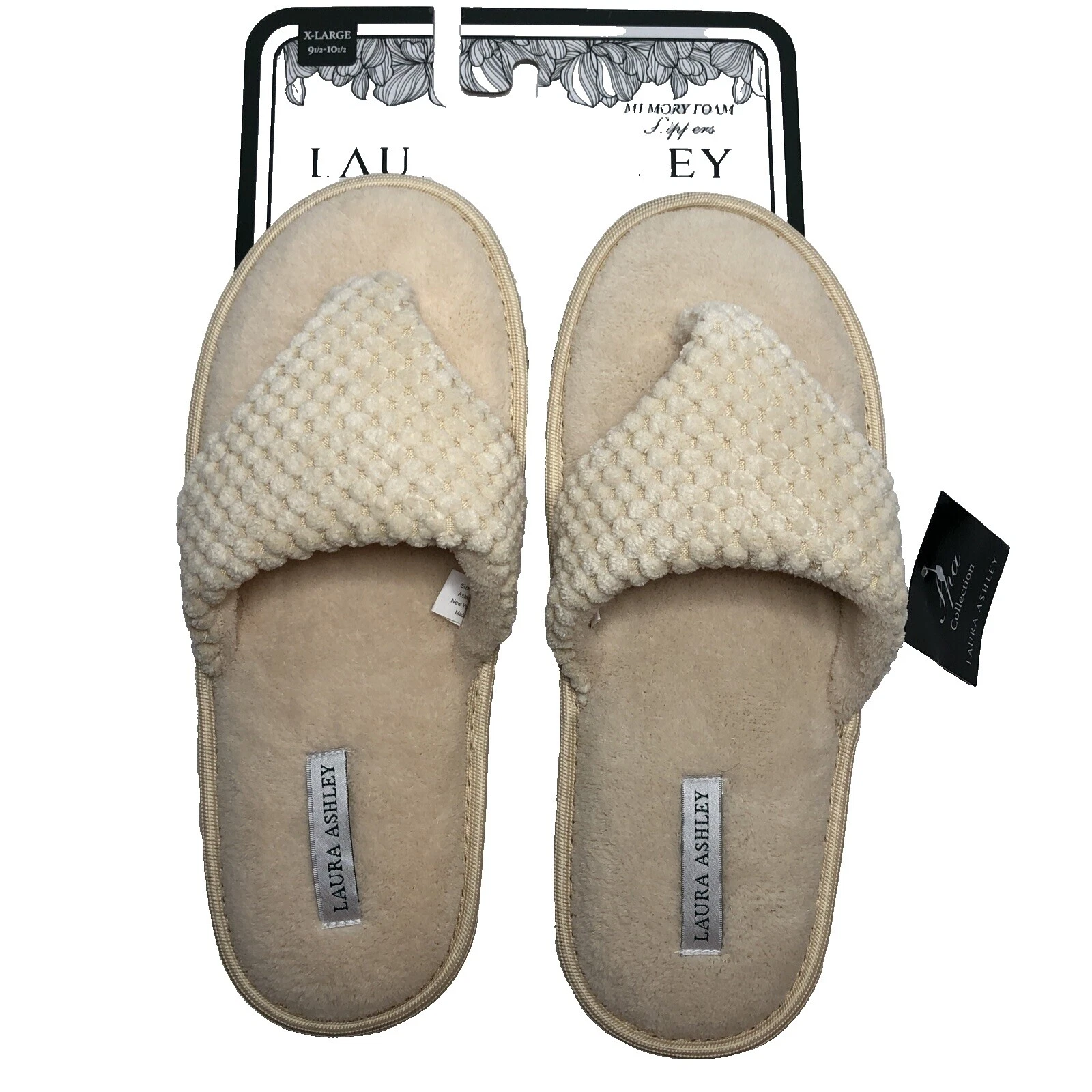 Laura Ashley 纯色拖鞋