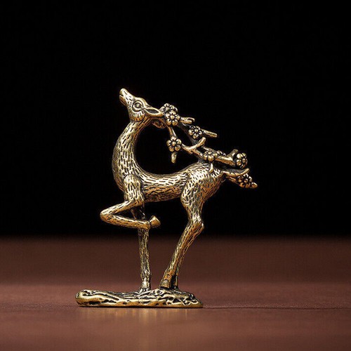 Brass Figurine Statue Miniature Ornament Animal Figurines Home Office Decor US - Picture 55 of 116