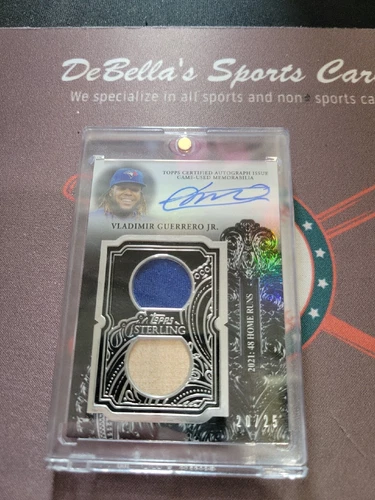 2023 TOPPS STERLING VLADIMIR GUERRERO JR. Dual Bat Patch AUTO 20/25 