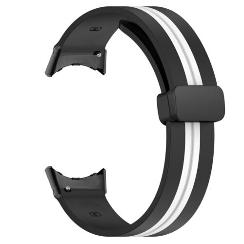 Pulsera con correa de hebilla plegable magnética de silicona para reloj Google Pixel - Imagen 7 de 32