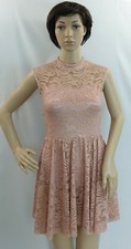 Weissman My Destiny shimmer floral lace pink dance dress costume,LC style 10124