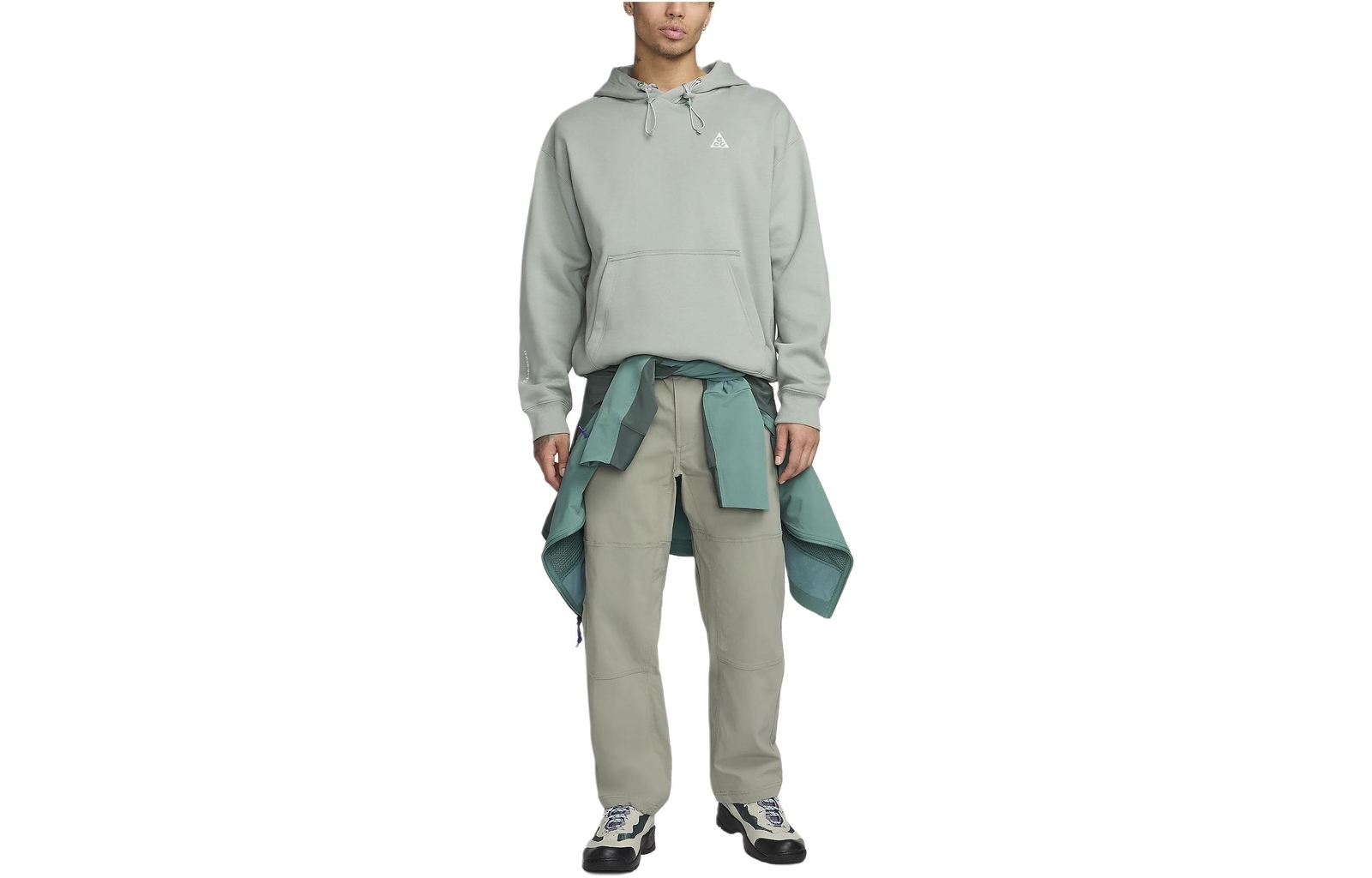 Рабочие брюки Nike с однотонными свободными прямыми штанинами для защиты от ультрафиолета 24790₽