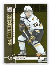 2013 In the Game Draft Prospects Limited Variant Gold /10 William Carrier Rookie
