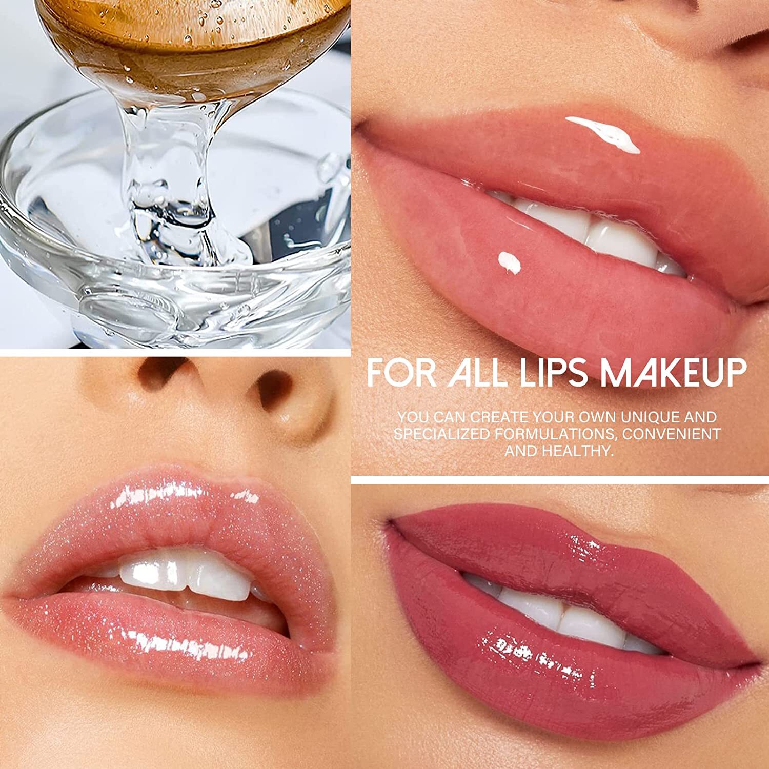 KYDA 200ML Moisturize Lip Gloss Base,Lip Gloss Base Oil Material Lip