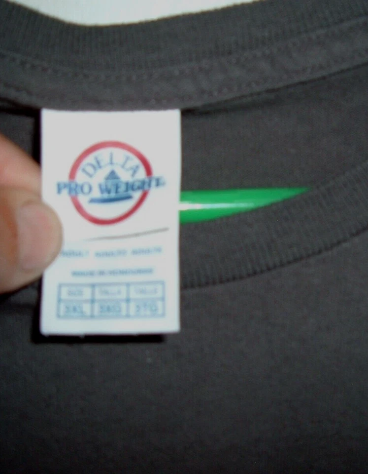 Ford Motor Co Logo on Flag Adult 3XL Gray Delta Brand T-Shirt - Image 3 of 3