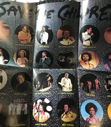 Save The Children / JAPAN WITH POSTER Marvin Gaye Bill Withers Curtis Mayfield T - Imagen 2 de 2